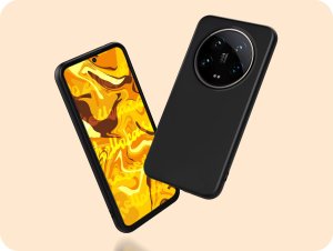 Hello Case Etui do Xiaomi 14 Ultra (Czarne, Matowe, Obudowa Slim, Silikon) 2