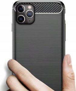 Hello Case ETUI PANCERNE KARBON DO IPHONE 11 PRO SZKŁO 9H 5D 3