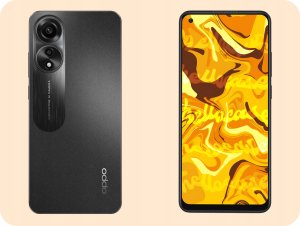 Hello Case ETUI Z KLAPKĄ DO OPPO A78 5G / A58 5G CZARNE ZAMYKANE MAGNETYCZNE KABURA 7