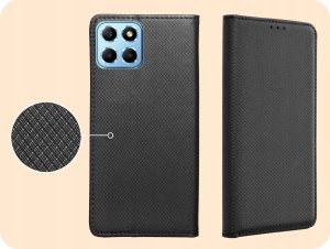 Hello Case ETUI Z KLAPKĄ DO HUAWEI HONOR X8 5G / HONOR X6 / HONOR 70 LITE CZARNE FLIP 4