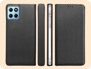 Hello Case ETUI Z KLAPKĄ DO HUAWEI HONOR X8 5G / HONOR X6 / HONOR 70 LITE CZARNE FLIP 6