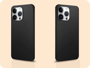 Hello Case Etui do Apple Iphone 14 Pro Max (Czarne, Matowe, Slim, Silikon) SZKŁO 9H 6