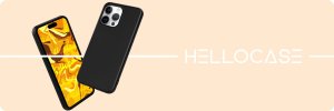 Hello Case Etui do Apple Iphone 14 Pro Max (Czarne, Matowe, Slim, Silikon) SZKŁO 9H 7