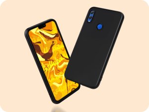 Hello Case ETUI DO HUAWEI HONOR 8X GUMOWE OBUDOWA CZARNE MATOWE SILIKON POKROWIEC SLIM 2