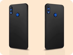 Hello Case ETUI DO HUAWEI HONOR 8X GUMOWE OBUDOWA CZARNE MATOWE SILIKON POKROWIEC SLIM 6