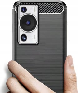 Hello Case ETUI DO HUAWEI P60 / P60 PRO | PANCERNE KARBON CASE CZARNE 3