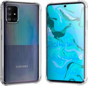 Hello Case ETUI PANCERNE DO SAMSUNG GALAXY A71 5G | CASE SILIKON GUMOWE SLIM SZKŁO 3