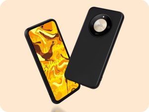 Hello Case ETUI DO HUAWEI HONOR X50 5G GUMOWE OBUDOWA CZARNE MATOWE SILIKON POKROWIEC 2