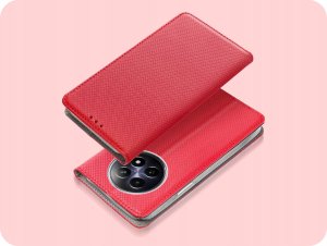 Hello Case ETUI Z KLAPKĄ DO REALME 12 5G CZERWONE ZAMYKANE MAGNETYCZNE KABURA FUTERAŁ 2