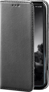 Hello Case ETUI Z KLAPKĄ DO ALCATEL 3 2019 CZARNE ZAMYKANE MAGNETYCZNE KABURA FUTERAŁ 3