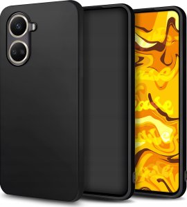 Hello Case ETUI DO HUAWEI NOVA 10 SE GUMOWE OBUDOWA CZARNE MATOWE SILIKON POKROWIEC 1