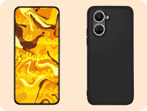 Hello Case ETUI DO HUAWEI NOVA 10 SE GUMOWE OBUDOWA CZARNE MATOWE SILIKON POKROWIEC 4