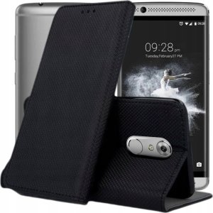 Hello Case ETUI Z KLAPKĄ DO ZTE AXON 7 MINI CZARNE ZAMYKANE MAGNETYCZNE KABURA FUTERAŁ 1