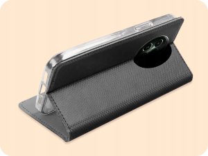 Hello Case ETUI Z KLAPKĄ DO REALME 12 PRO / PRO PLUS CZARNE ZAMYKANE MAGNETYCZNE FLIP 5