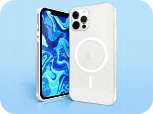 Hello Case Etui magsafe do iPhone 12 PRO MAX |magnetyczne pancerne clear case SZKŁO 4