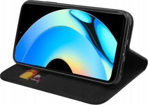 Hello Case ETUI Z KLAPKĄ DO REALME 10 PRO 5G CZARNE ZAMYKANE MAGNETYCZNE KABURA FLIP 2