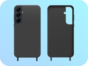 Hello Case Etui Switch do Samsung Galaxy A15 4G / A15 5G do Smyczki Silikonowe Czarne 2