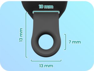 Hello Case Etui Switch do Samsung Galaxy A15 4G / A15 5G do Smyczki Silikonowe Czarne 5