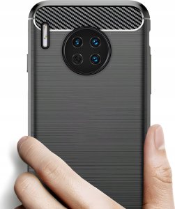 Hello Case ETUI DO HUAWEI MATE 30 | PANCERNE KARBON CASE CZARNE 3
