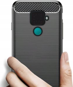 Hello Case ETUI DO HUAWEI MATE 30 LITE | PANCERNE KARBON CASE CZARNE 3
