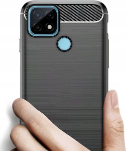 Hello Case ETUI DO REALME C21 | PANCERNE KARBON CASE CZARNE 3