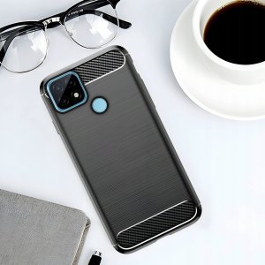 Hello Case ETUI DO REALME C21 | PANCERNE KARBON CASE CZARNE 5