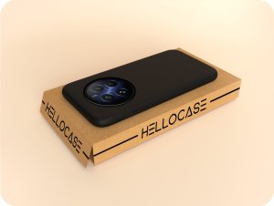 Hello Case ETUI DO REALME 12 PRO / PRO PLUS GUMOWE OBUDOWA CZARNE MATOWE SILIKON SLIM 5