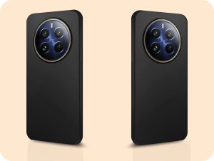 Hello Case ETUI DO REALME 12 PRO / PRO PLUS GUMOWE OBUDOWA CZARNE MATOWE SILIKON SLIM 6