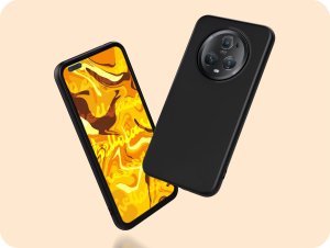 Hello Case ETUI DO HUAWEI HONOR MAGIC 5 PRO GUMOWE OBUDOWA CZARNE MATOWE SILIKON SLIM 2