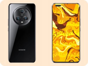Hello Case ETUI DO HUAWEI HONOR MAGIC 5 PRO GUMOWE OBUDOWA CZARNE MATOWE SILIKON SLIM 3