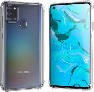 Hello Case ETUI PANCERNE DO GALAXY A21S SILIKON SLIM ANTI SHOCK | CASE SZKŁO HARTOWANE 2