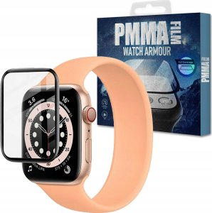 Hello Case SZKŁO HARTOWANE SZKIEŁKO OCHRONNE DO APPLE WATCH 7/8/9 45MM Z CZARNĄ RAMKĄ 1
