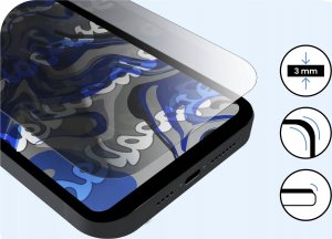 Hello Case [3-pak] Szkło Hartowane Do iPhone 12 MINI (Antyszpiegowskie, Ochronne, 9H) 13