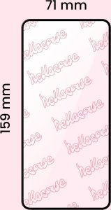 Hello Case 2-pak Szkło Hartowane do Samsung Galaxy Note 10 LITE Pełne Na cały ekran 5D 4