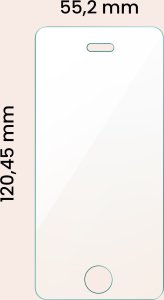 Hello Case 2-PAK Szkło Hartowane do Iphone 5 / 5s / Se (szybka 9H, płaskie, ochronne) 6