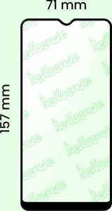 Hello Case Szkło Hybrydowe do Samsung Galaxy A20s (szybka 9H, pełne 5D, ochronne) 5