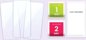 Hello Case 3-PAK Szkło Hartowane do Realme 6 Pro (szybka 9H, płaskie 2.5D, ochronne) 7