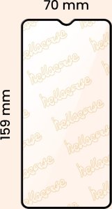 Hello Case 3-pak SZKŁO HARTOWANE DO Oppo A15 / A15s na cały ekran 9H ochronne 5D 4