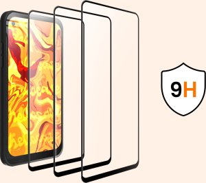 Hello Case 3-pak SZKŁO HARTOWANE DO Huawei P40 Lite 5G na cały ekran 9H ochronne 5D 6