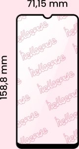 Hello Case 2-pak Szkło Hartowane do Samsung Galaxy A71 Ochronne Pełne Na cały ekran 5D 4