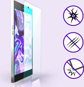 Hello Case 3-PAK Szkło Hartowane do Sony Xperia Xa1 (szybka 9H, płaskie 2.5D,ochronne) 4