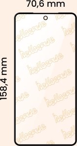 Hello Case 3-pak SZKŁO HARTOWANE DO Motorola Moto G22 4G na cały ekran 9H ochronne 5D 4