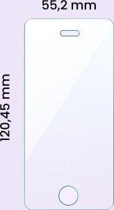 Hello Case 3-PAK Szkło Hartowane do Iphone 5 / 5s / Se (szybka 9H, płaskie, ochronne) 6