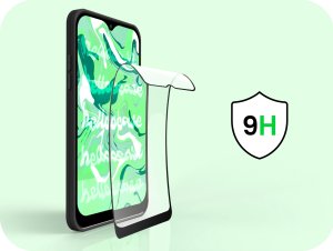 Hello Case Szkło Hybrydowe do Motorola Moto E7 Plus (szybka 9H, pełne 5D, ochronne) 3