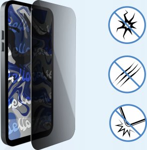 Hello Case [3-pak] Szkło Hartowane Do Samsung Galaxy A33 5G (Antyszpiegowskie, 9H, 5D) 6