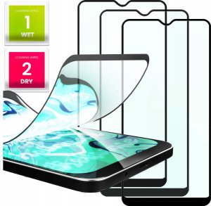 Hello Case 3x Szkło Hybrydowe do Realme C25Y (szybka 9H, 5D, ochronne, na cały ekran) 1