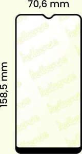 Hello Case 2x Szkło Hybrydowe do Motorola Moto E7 Power (szybka 9H, 5D, na cały ekran) 5