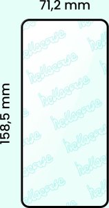 Hello Case 3x Szkło Hybrydowe do Motorola Moto E30 (szybka 9H,ochronne, na cały ekran) 5