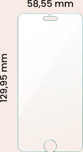 Hello Case 2-PAK Szkło Hartowane do Iphone 6 / 6s (szybka 9H, płaskie 2.5D, ochronne) 6