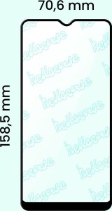 Hello Case 3x Szkło Hybrydowe do Motorola Moto E7 Power (szybka 9H, 5D, na cały ekran) 5